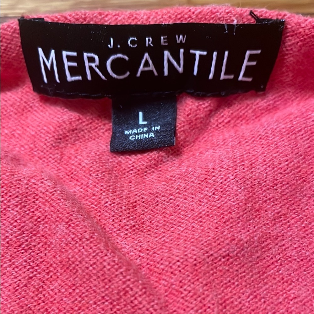 J. Crew Mercantile Pink Crew Neck Sweater